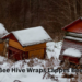 Winter Bee Hive Wraps Lappes Bee Supply