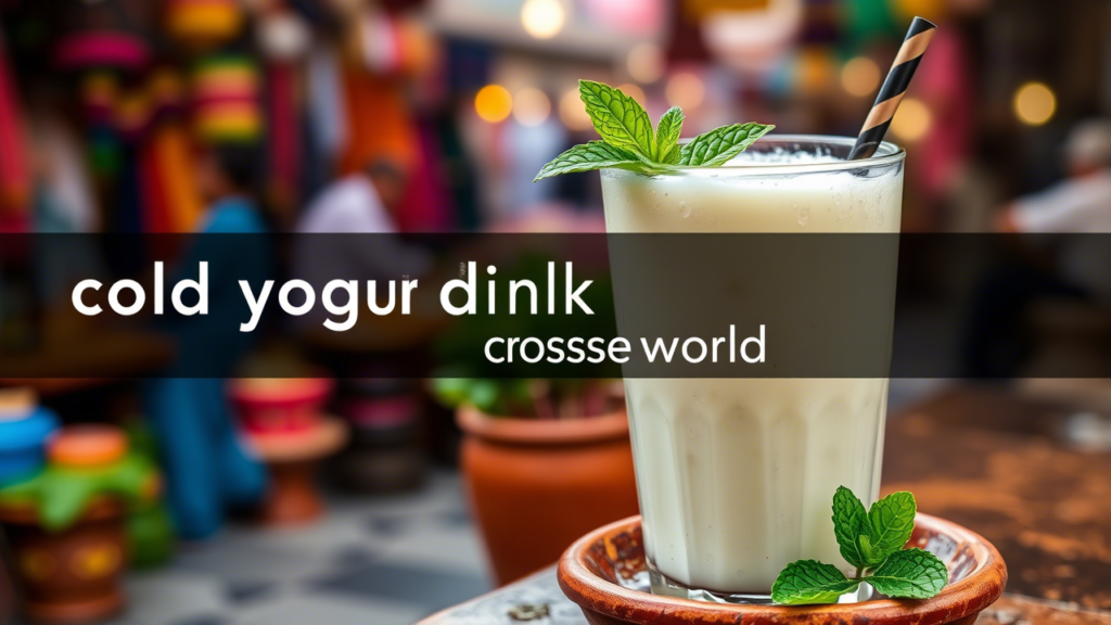 cold yogurt drink crossword