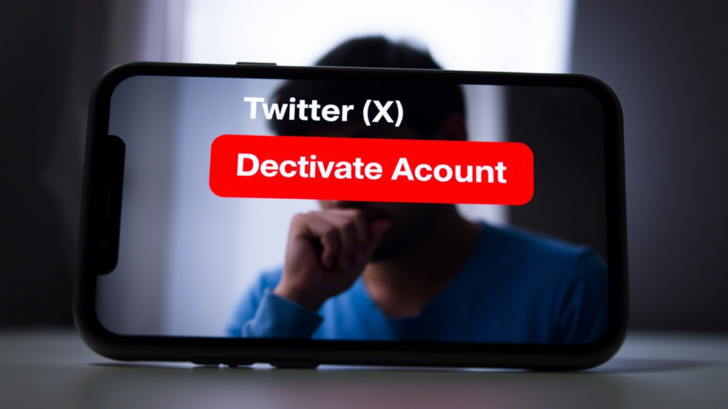 how to delete twitter account