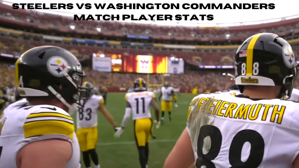 steelers vs washington commanders match player stats